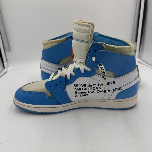 Size 13 - Jordan 1 Retro OG x Off-White High UNC - Picture 6 of 8